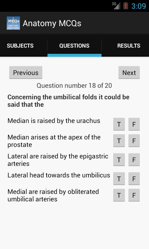 Anatomy MCQs Free For Android APK Download