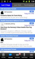 Insurance Forums capture d'écran 2