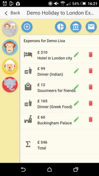 holiday expenses calculator