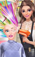 Hair Fashion Summer Girl Salon پوسٹر