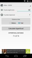 HyperFocal Distance Calculator screenshot 3