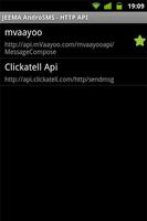 JEEMA Andro SMS (via HTTP API) capture d'écran 2