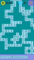 Infinite word grid Cartaz