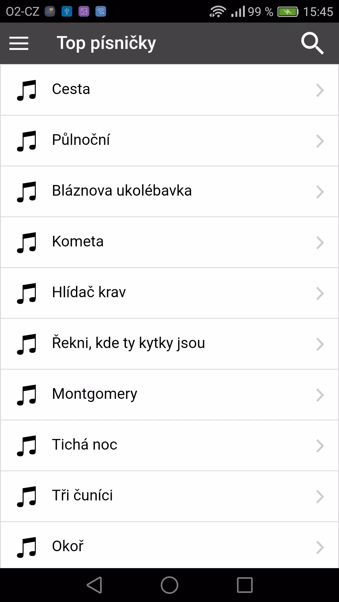 Písničky-Akordy APK for Android Download