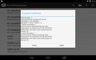 Root Certificate Manager(ROOT) اسکرین شاٹ 3