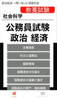 公務員試験 政治経済 一問一答 (4) 国際社会 Affiche