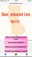 Sex education quiz poster