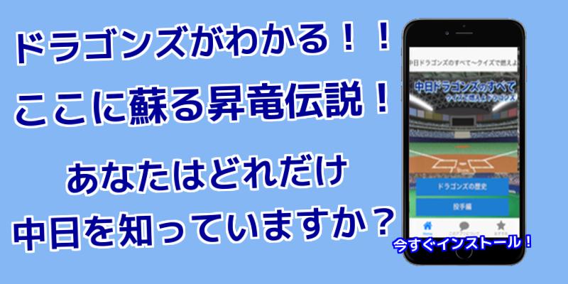 プロ野球クイズｆｏｒ中日ドラゴンズ クイズで燃えよドラゴンズ For Android Apk Download