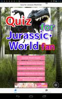 Quiz for Jurassic World fan Cartaz