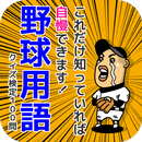 APK これだけ知っていれば自慢できます。『野球用語』クイズ検定100問