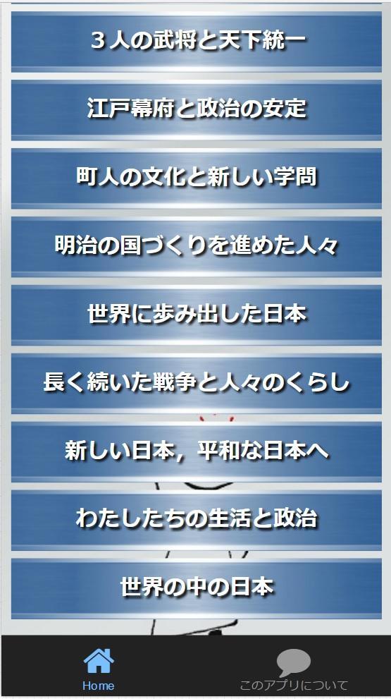 小学6年社会科 日本の歴史 問題集 教科書リンク For Android