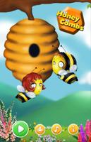Poster Honey Combs