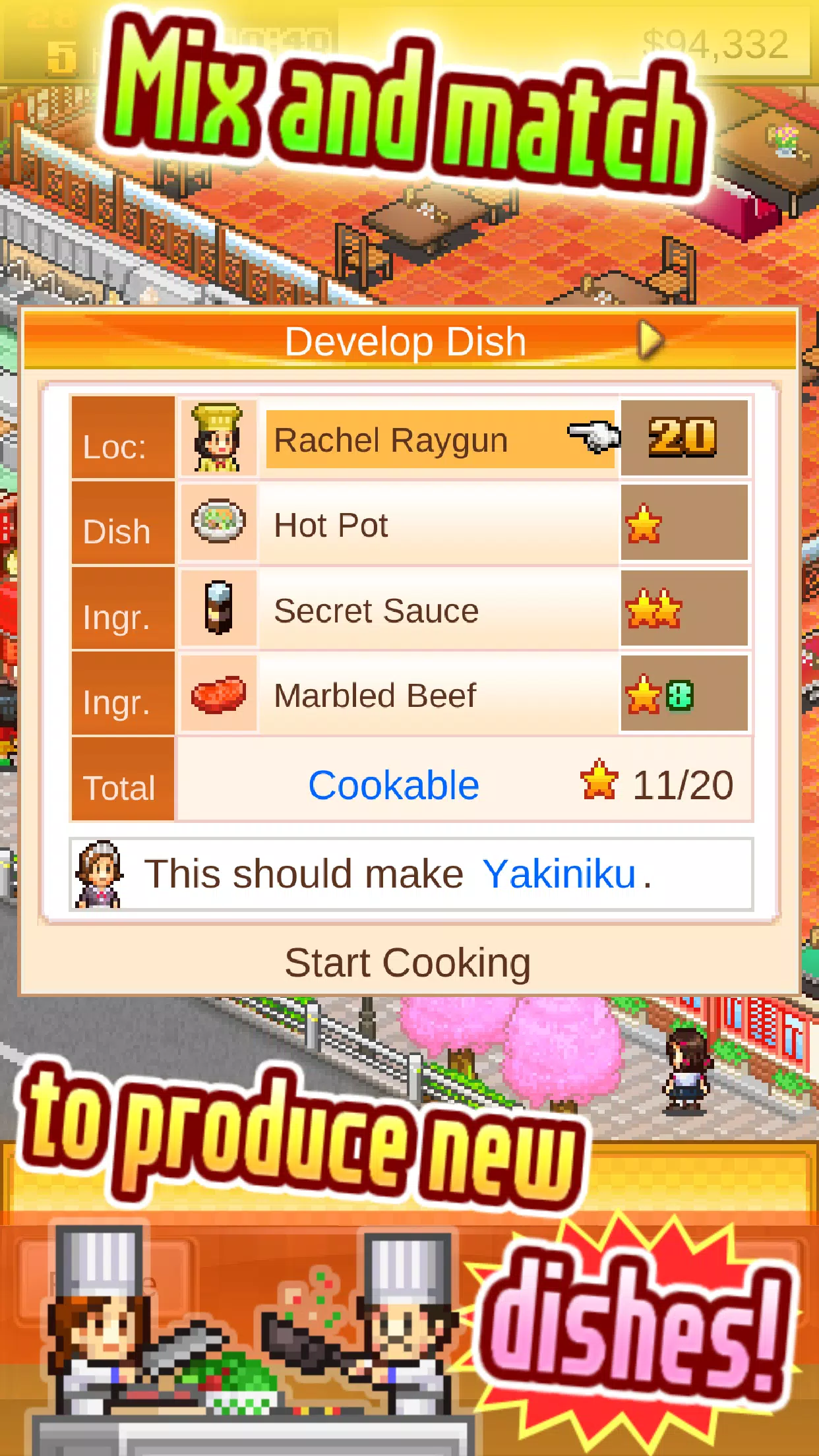 Cafeteria Nipponica, Aplicações de download da Nintendo Switch, Jogos