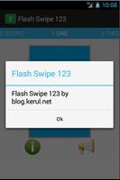 Flash-card Swipe 123 اسکرین شاٹ 1