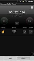 Stopwatch plus Timer captura de pantalla 1