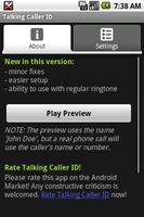 Talking Caller ID (free) poster