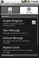 Talking Caller ID (free) imagem de tela 1