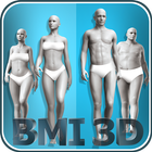 BMI 3D - Body Mass Index and body fat in 3D आइकन
