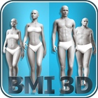 BMI 3D - Body Mass Index and body fat in 3D biểu tượng