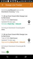 MBTA Orange Line Tracker capture d'écran 1