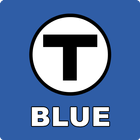MBTA Blue Line Tracker Zeichen