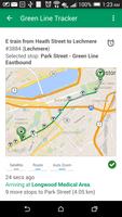 MBTA Green Line Tracker Affiche