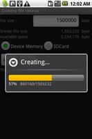 Dummy file creator screenshot 1