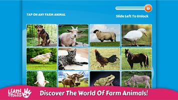 Kids Learn Farm Animals پوسٹر