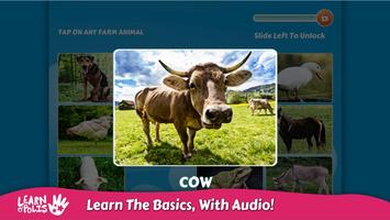 Kids Learn Farm Animals ภาพหน้าจอ 1