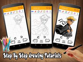 How To Draw Anime - Manga Drawing Step By Step Plakat