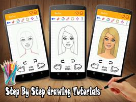 How To Draw Barbie - Step By Step Easy screenshot 1