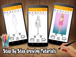 How To Draw Barbie - Step By Step Easy capture d'écran 2
