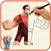 How to Draw Wreck It Ralph Vanellope