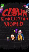Evolutionswelt der Clowns Plakat