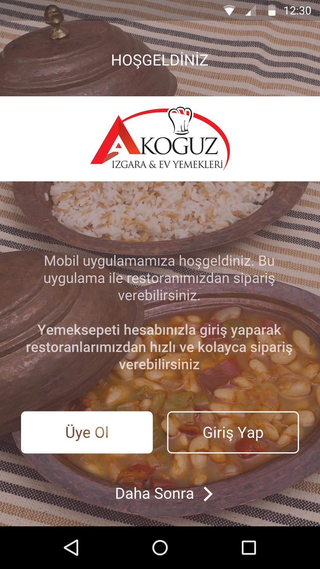 Akoguz Ev Yemekleri Izgara Menu