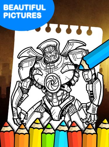 Painting Robots Jaegers Pacific Rim Coloring For Android