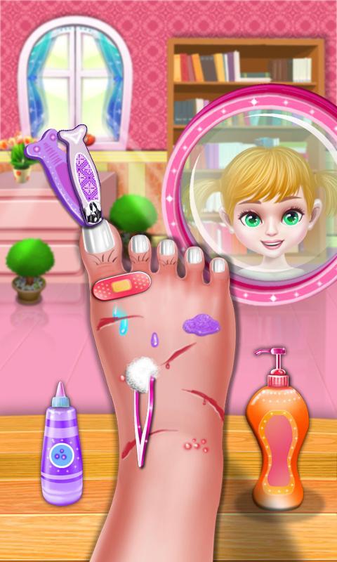 Игры для девочек Beauty Legs treatment. Обработка ног игра. Игра доктор лечит пони.