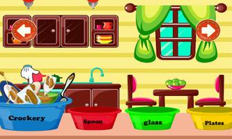 Washing dishes girls games Ekran Görüntüsü 3