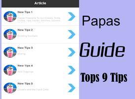 Poster Tips for Guide Papas Freezer