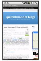 PatrickRice.net/Blog الملصق