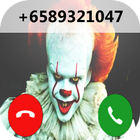fake call from pennywise prank icône