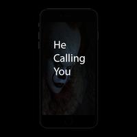Pennywise Video call Prank syot layar 1