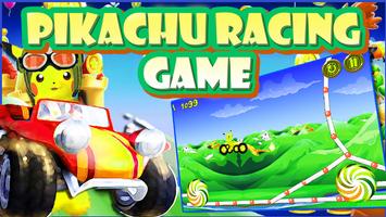 Pikachu Game Racing Affiche