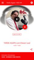 Rádio Ágape 1400 AM Affiche