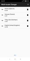 Multi-locale Changer captura de pantalla 1