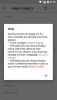 Contact Name Fix captura de pantalla 2