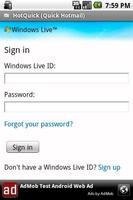 HotQuick (Quick Hotmail) capture d'écran 2