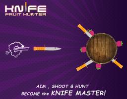 Knife fruit hunter Affiche