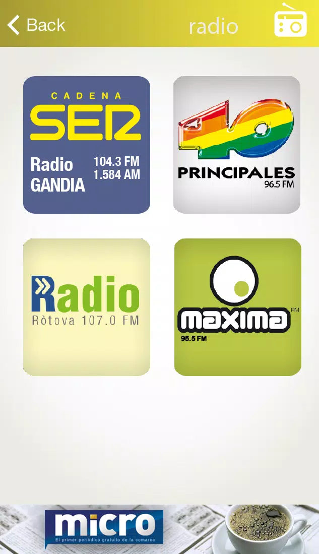 Radio Gandia para Android - APK Baixar