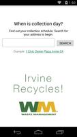 Irvine Recycles! Cartaz